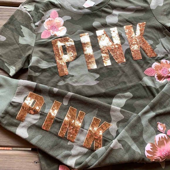 NWT Victoria’s Secret PINK Set - Camo Bling Outfit - Picture 2 of 7